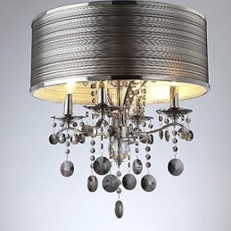 Moderne moderne Crystal Metal Pendel Light
