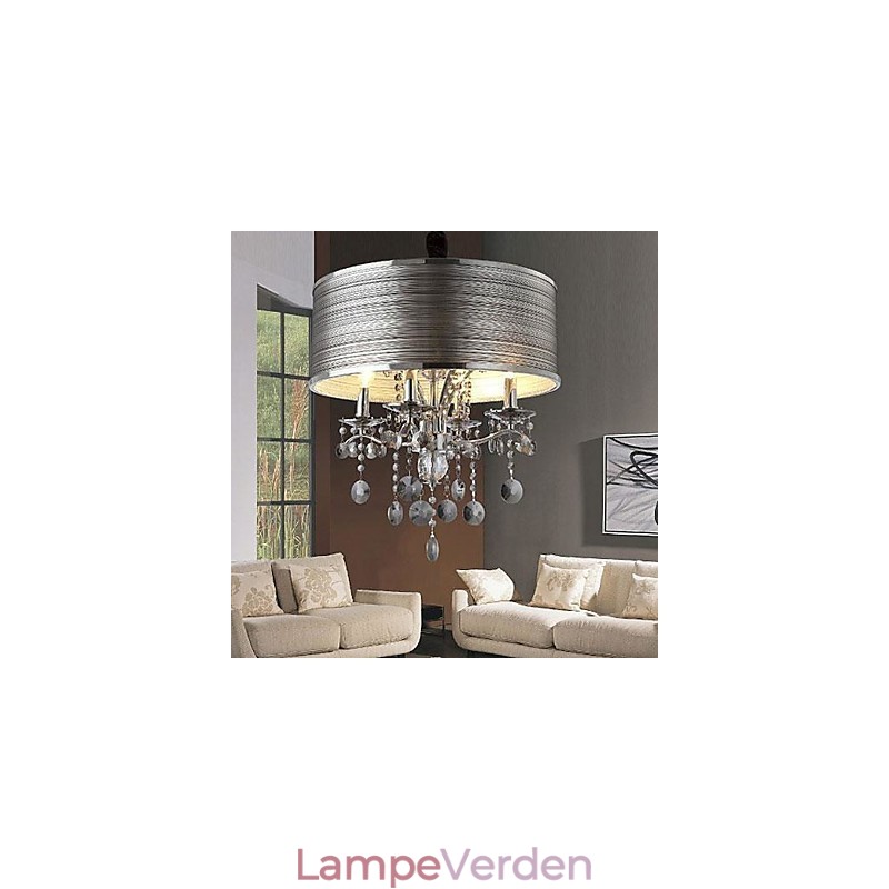 Moderne moderne Crystal Metal Pendel Light