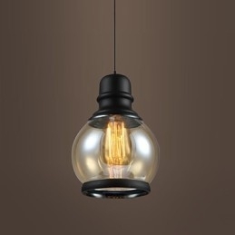 Retro Belysning Loftslamper Glas Pendel