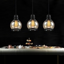 Retro Belysning Loftslamper Glas Pendel