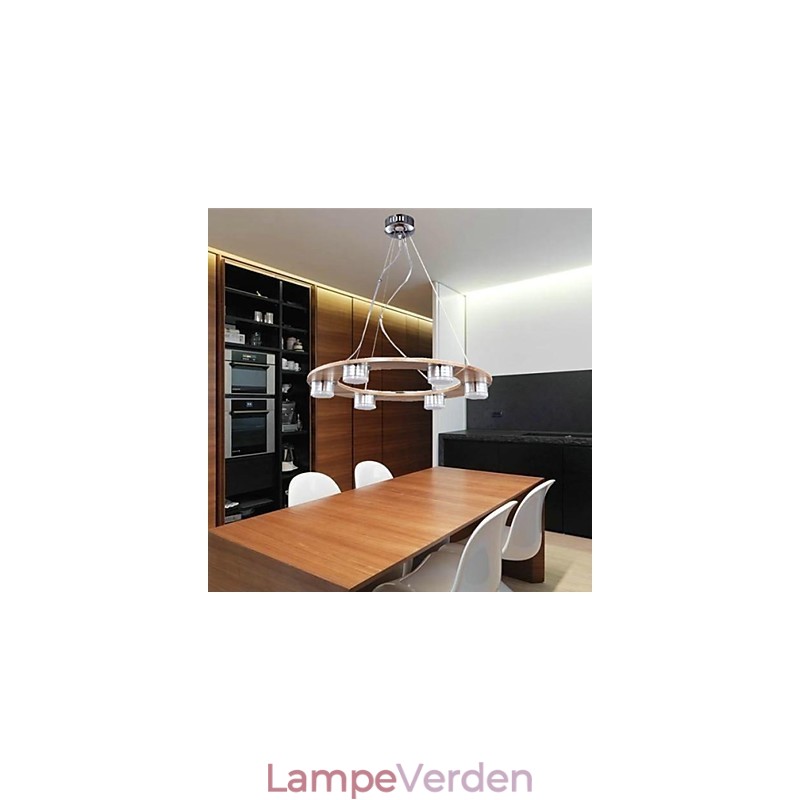 Pendellamper moderne moderne træ bambus