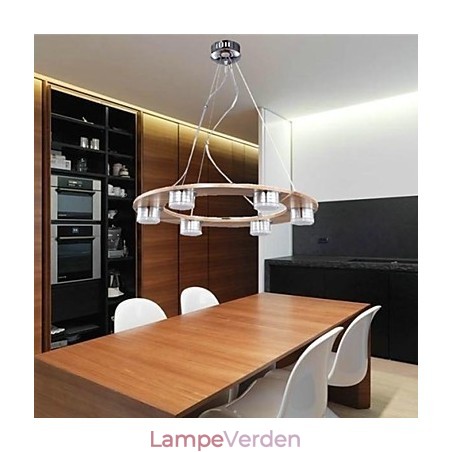 Pendellamper moderne moderne træ bambus Pendellamper moderne moderne træ bambus