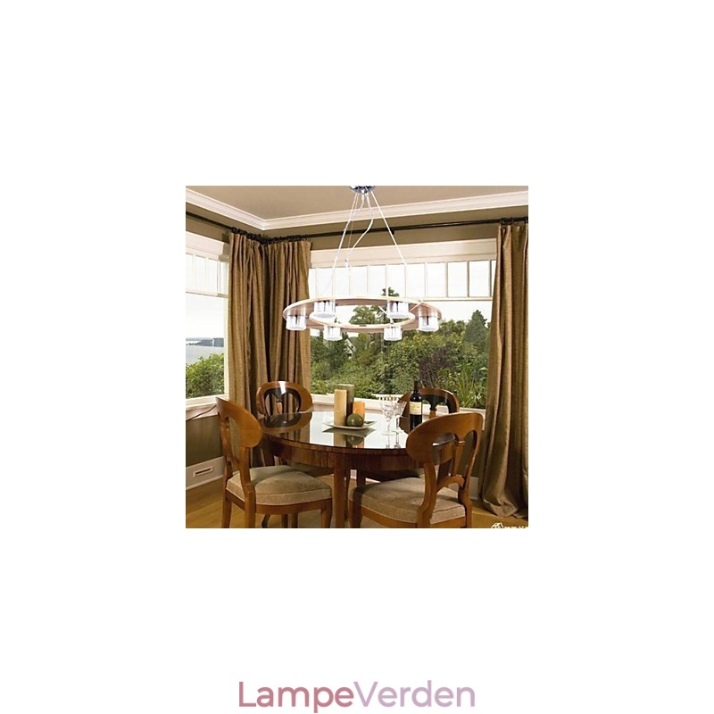 Pendellamper moderne moderne træ bambus