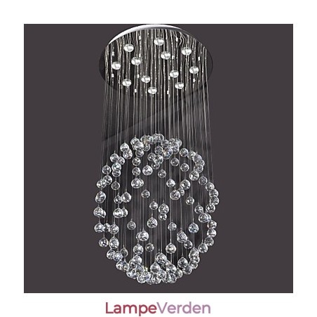Moderne moderne krystal krom metal flush Mount Moderne moderne krystal krom metal flush Mount