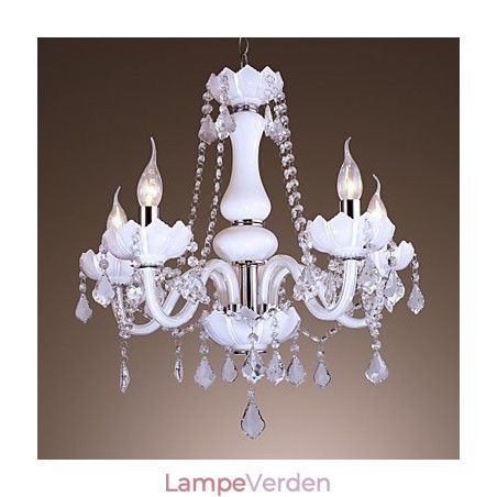 Moderne europæisk stil luksus lysekrone i jade krystalglas Moderne europæisk stil luksus lysekrone i jade krystalglas