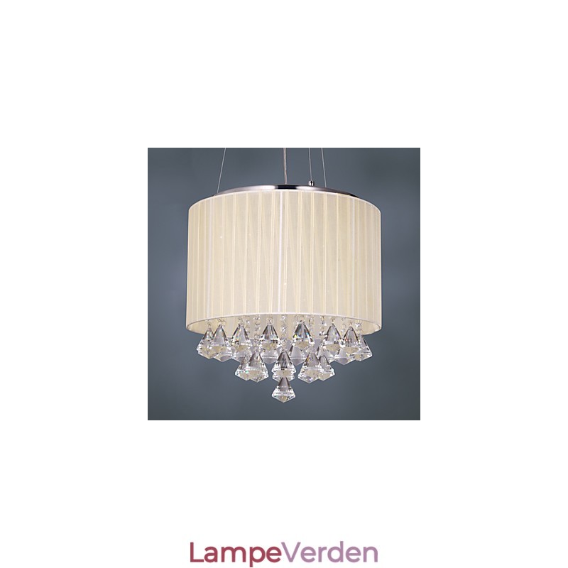 Elegant krystal pendel med 4 lys