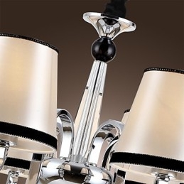 Moderne moderne traditionel klassisk rustik Lodge Vintage Island Chrome Metal Lysekrone Spisestue