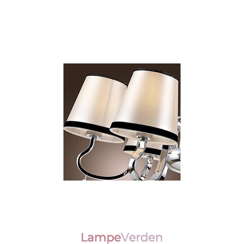 Moderne moderne traditionel klassisk rustik Lodge Vintage Island Chrome Metal Lysekrone Spisestue