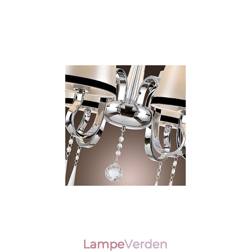 Moderne moderne traditionel klassisk rustik Lodge Vintage Island Chrome Metal Lysekrone Spisestue
