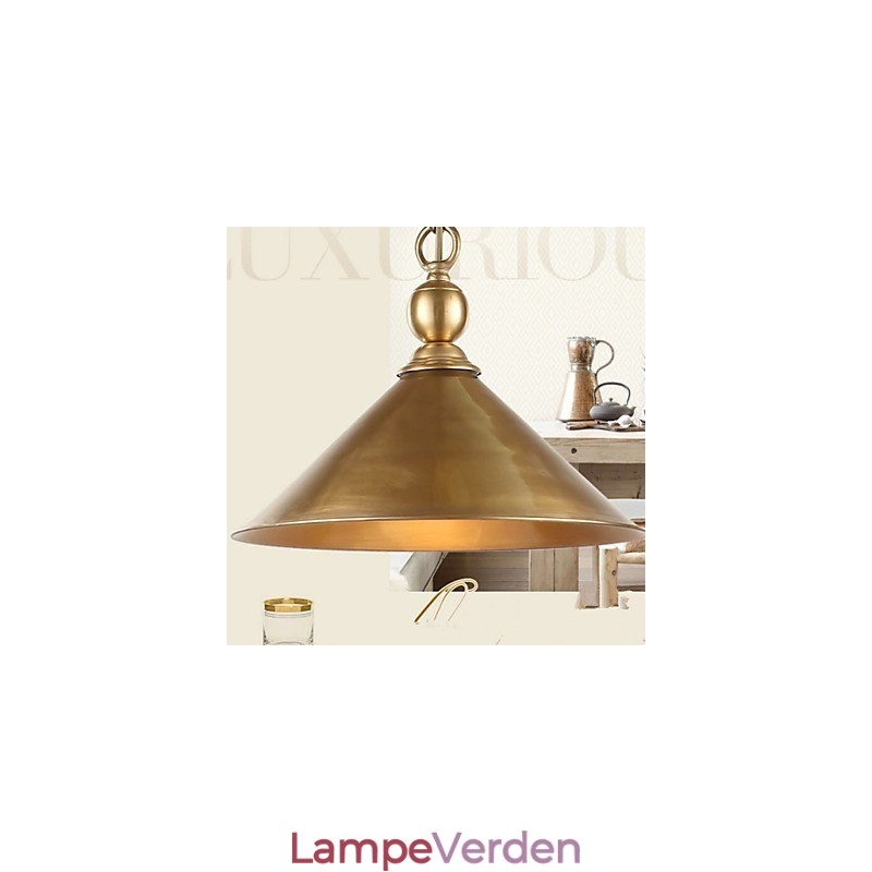 Pendel i ren messing i mini stil traditionel klassisk metal