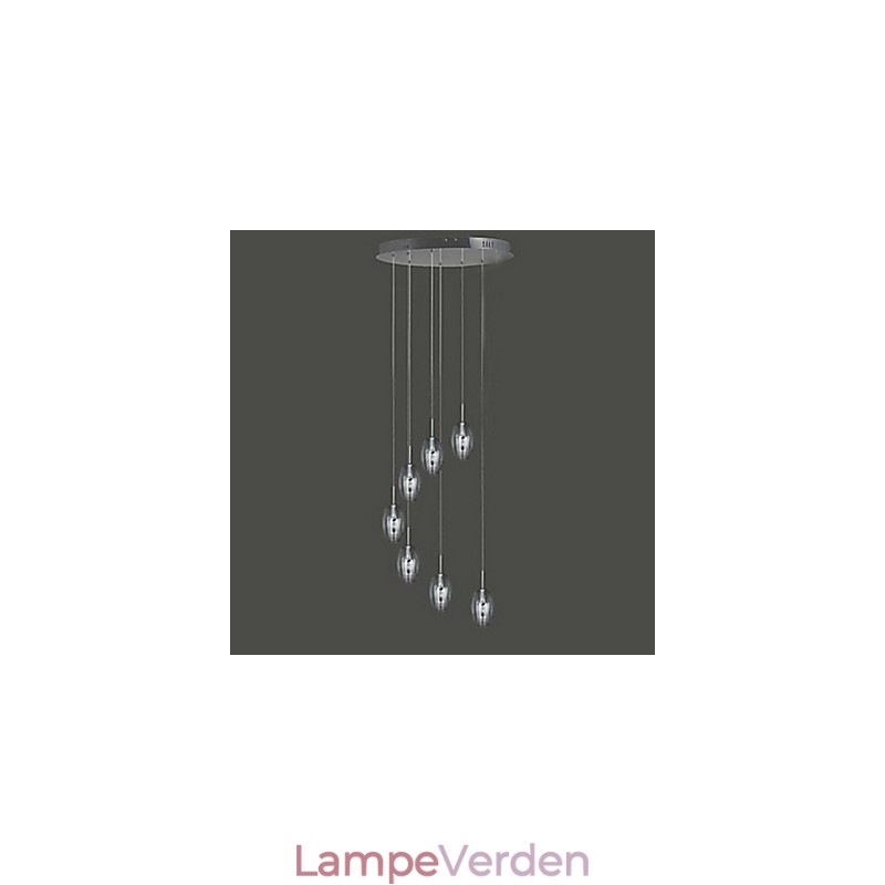 Moderne moderne traditionel klassisk tromle, krom metal pendellampe