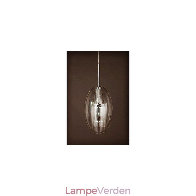 Moderne moderne traditionel klassisk tromle, krom metal pendellampe