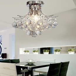 Lysekrone moderne krystal 3 lys
