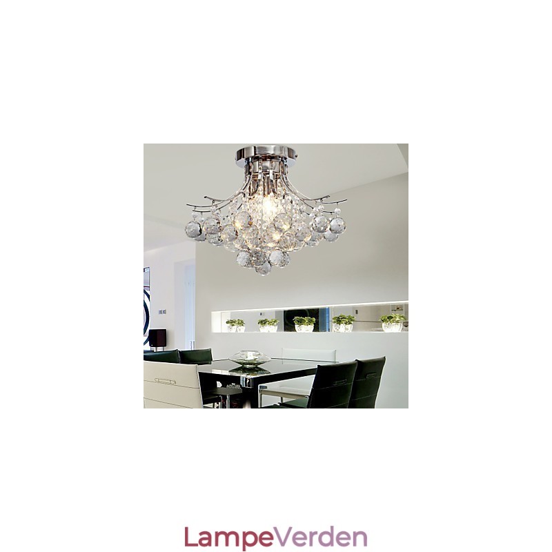 Lysekrone moderne krystal 3 lys