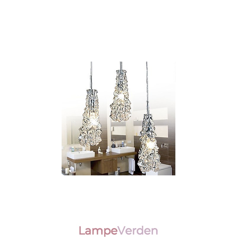 Tradition Classic Transparent glas 3 lys lysekrone