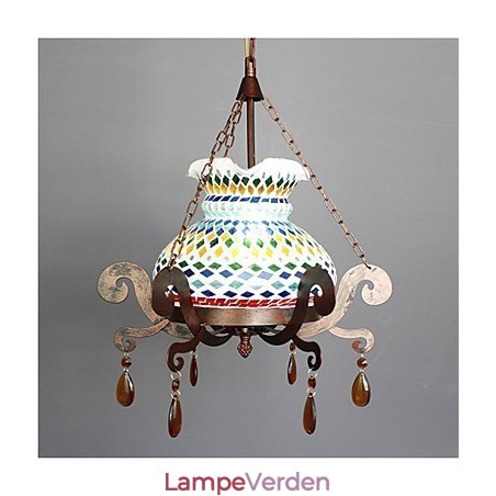 Én sæde pastoral industriel kunst Single vintage lysekrone