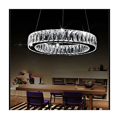 Krystal Lysekrone Lys Belysning Moderne Enkelt Ringe K9 Stor Krystal Indendørs Loftslamper Krystal Lysekrone Lys Belysning Moderne Enkelt Ringe K9 Stor Krystal Indendørs Loftslamper