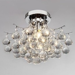 Lysekrone moderne krystal 3 lys