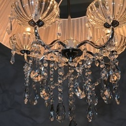 Dainty Chic 5 lys vedhæng mønster med blomst