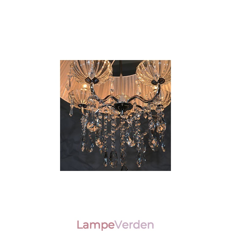 Dainty Chic 5 lys vedhæng mønster med blomst