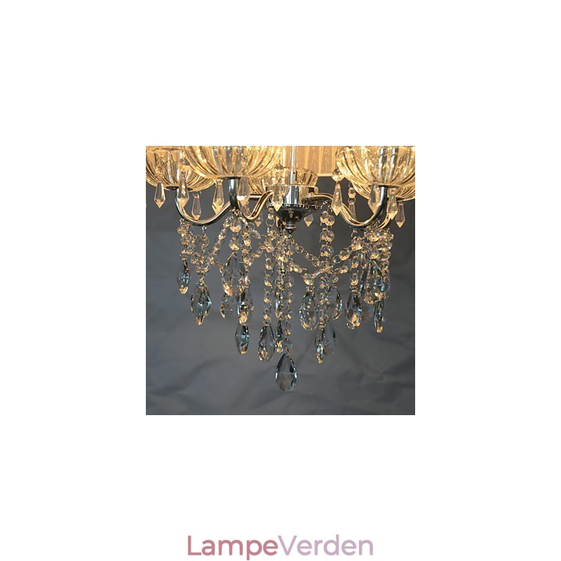 Dainty Chic 5 lys vedhæng mønster med blomst