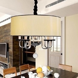 Moderne moderne Crystal Chrom Metal Pendellampe