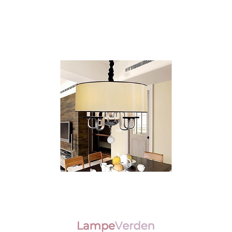 Moderne moderne Crystal Chrom Metal Pendellampe