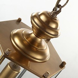 Pendellygter Krystal Mini Style Traditionel Klassisk Metal