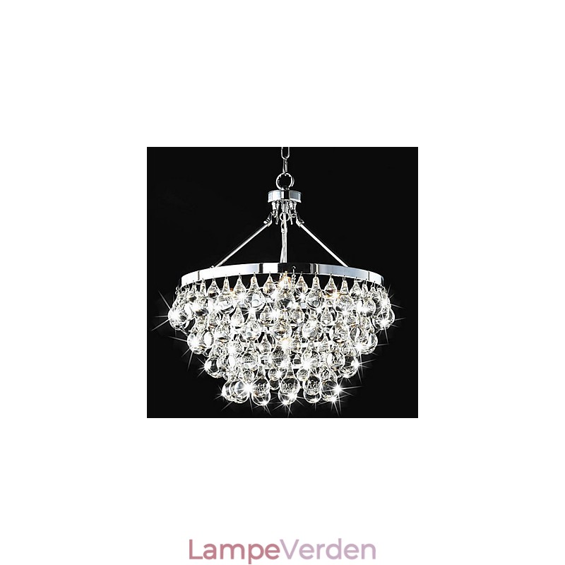 Traditionel klassisk krystal krom metal lysekrone