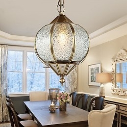 Pendellygter Krystal Mini Style Traditionel Klassisk Metal