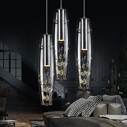 Moderne moderne mini stil galvaniseret metal pendel lys børn