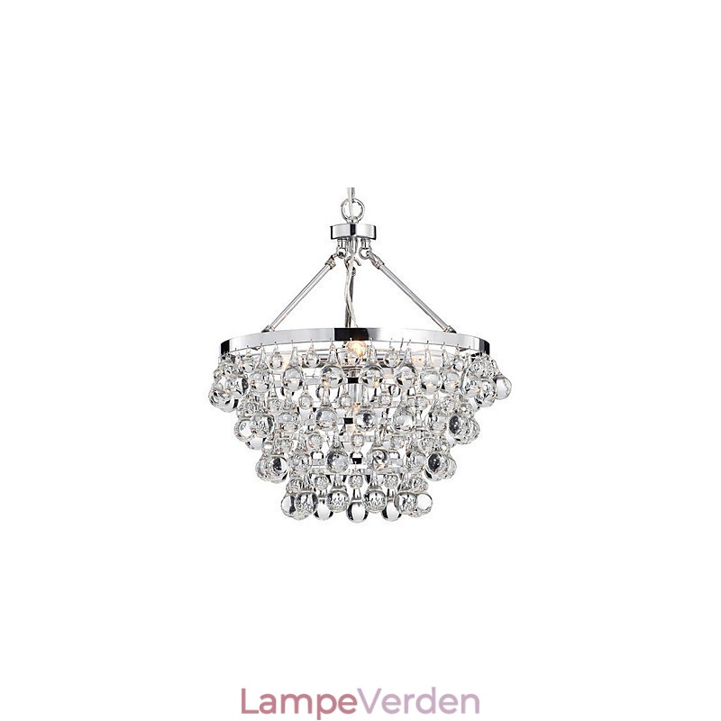 Traditionel klassisk krystal krom metal lysekrone