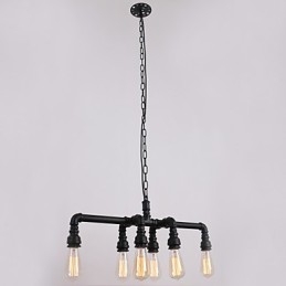 Vandrør Retro Plating Light Painting Pendant