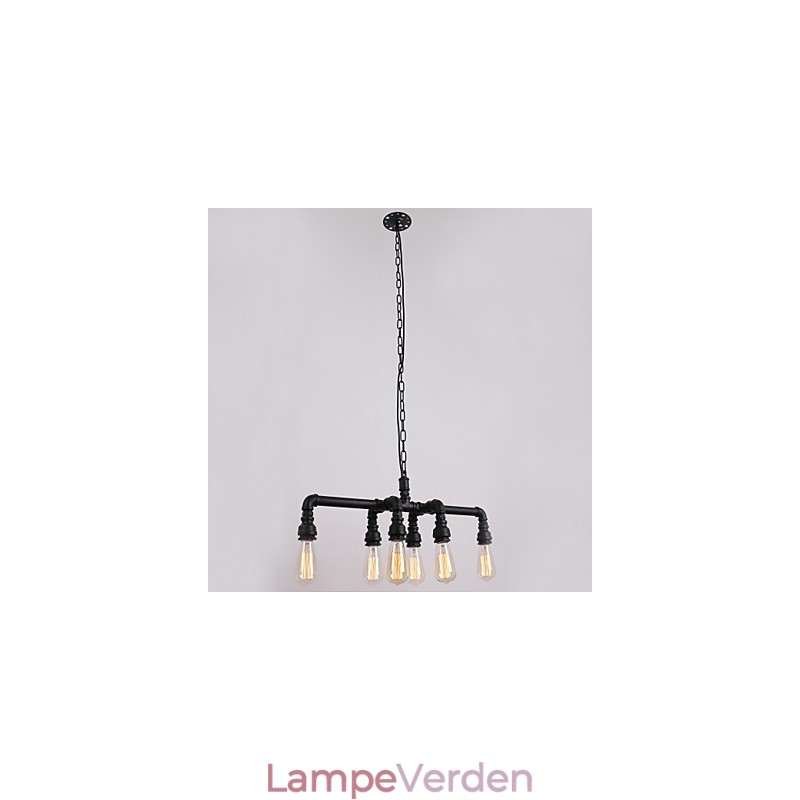 Vandrør Retro Plating Light Painting Pendant