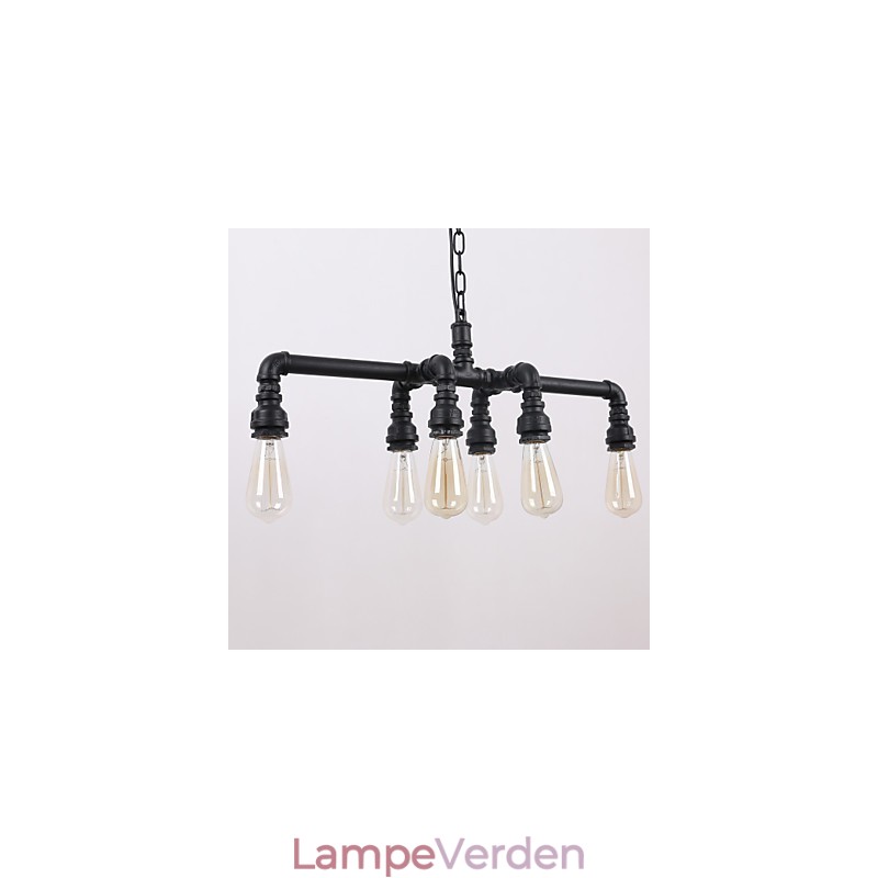 Vandrør Retro Plating Light Painting Pendant
