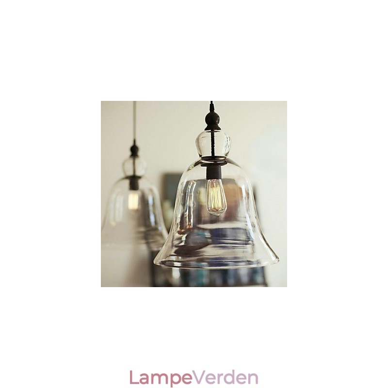 Country Mini Style Painting Glas Pendel Light
