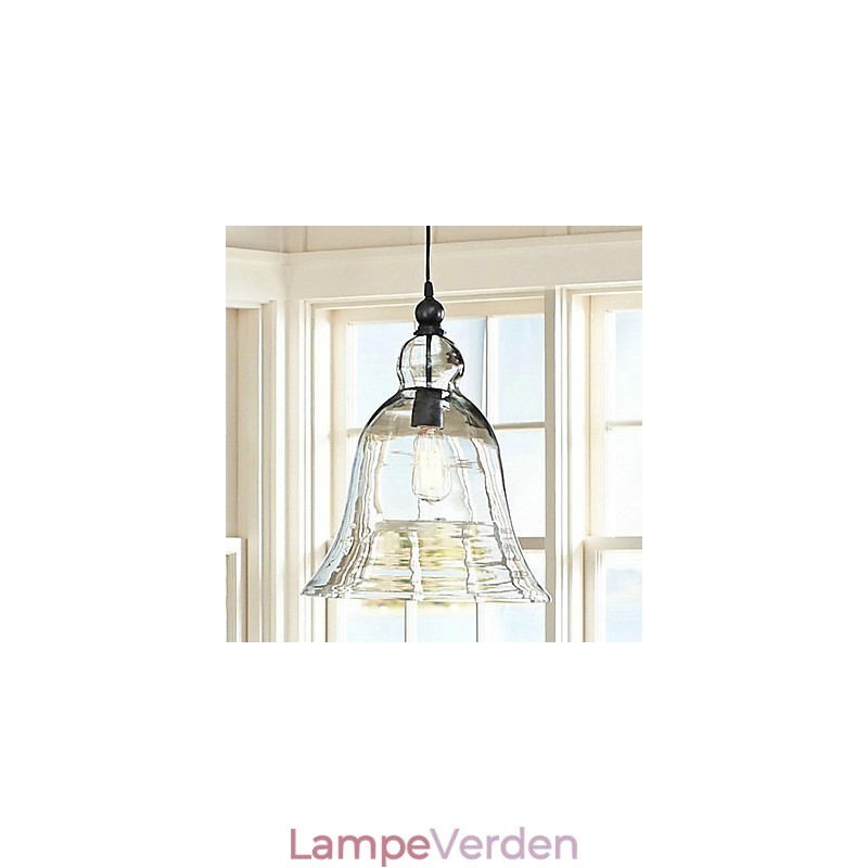 Country Mini Style Painting Glas Pendel Light
