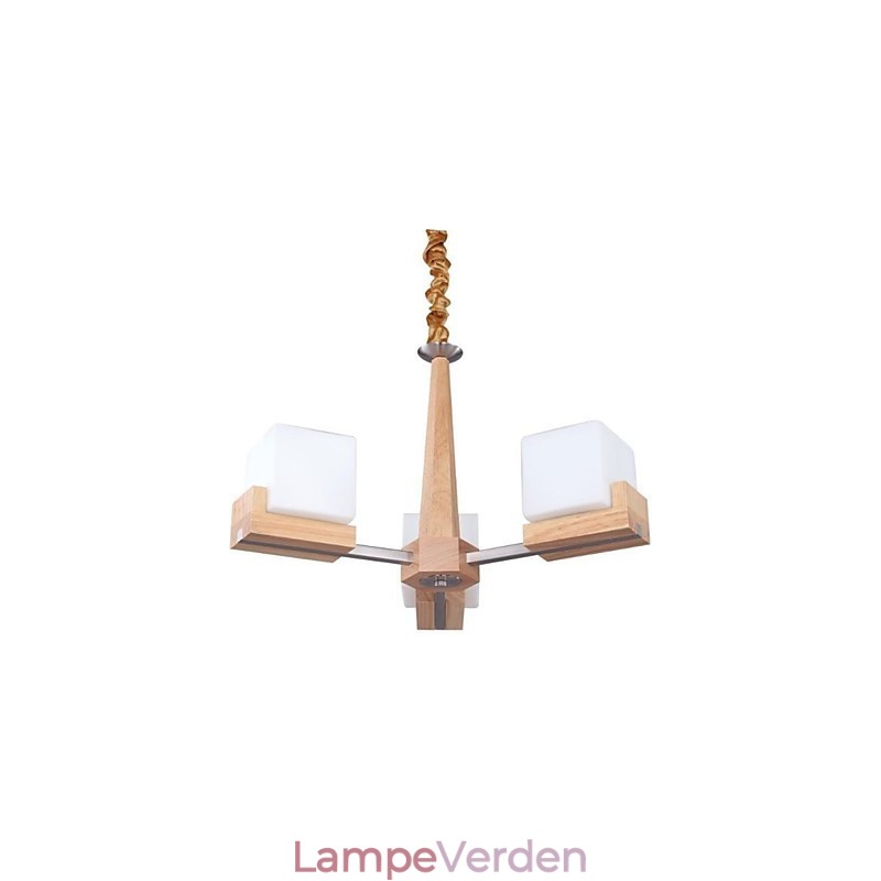 Eg Pendel Tre lys Eg og glas