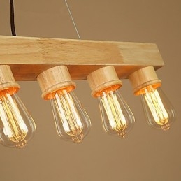 Pendellamper Country Wood Bambus