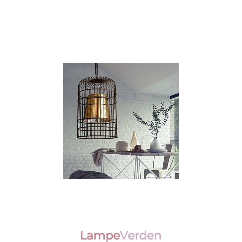 Lysekrone Rustic Lodge Drum Metal