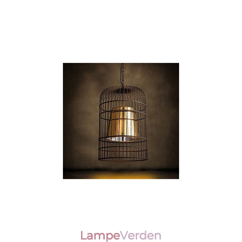 Lysekrone Rustic Lodge Drum Metal