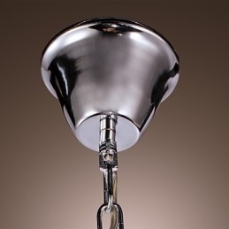 Moderne moderne krystal mini stil galvaniseret metal pendellampe