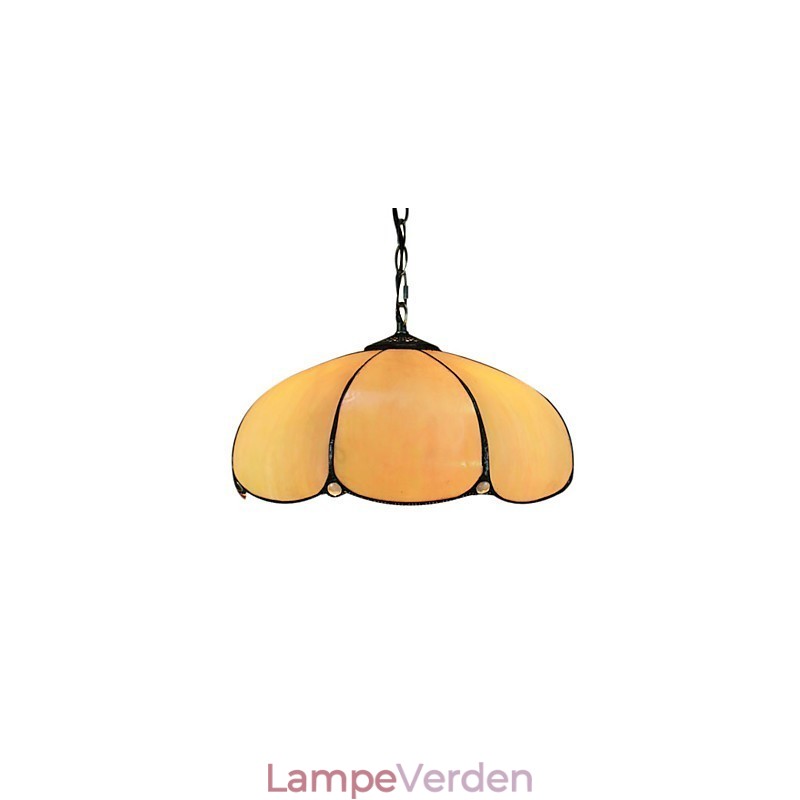 2 lamper i orange