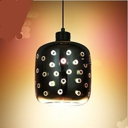 Enkelt bord 3D Glas Creative Pendant