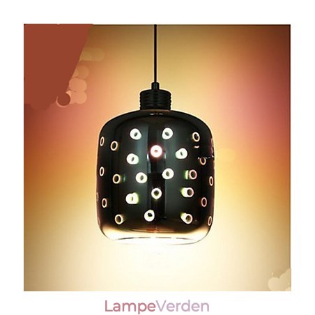 Enkelt bord 3D Glas Creative Pendant Enkelt bord 3D Glas Creative Pendant