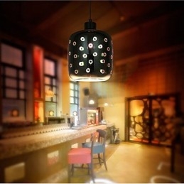 Enkelt bord 3D Glas Creative Pendant