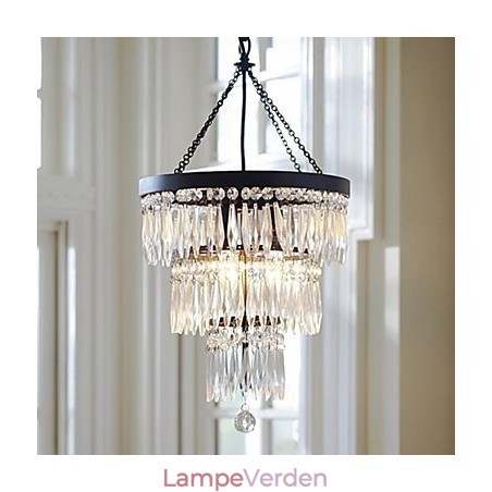 Pendant 3 lys moderne Elelgant metal krystal maleri Pendant 3 lys moderne Elelgant metal krystal maleri