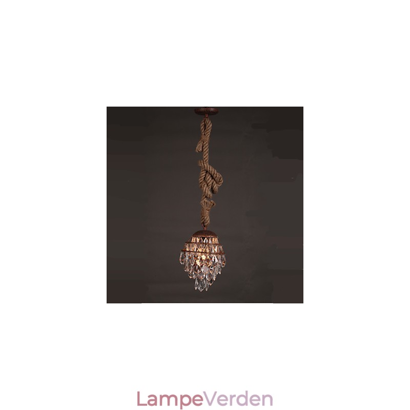 Retro lounge Hamp Industrial Wind Imitation Crystal Chandelier