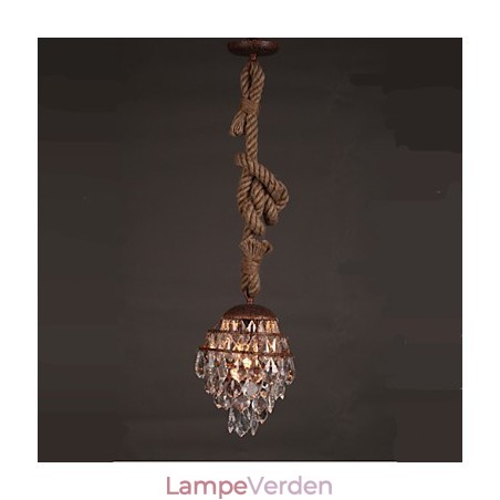 Retro lounge Hamp Industrial Wind Imitation Crystal Chandelier