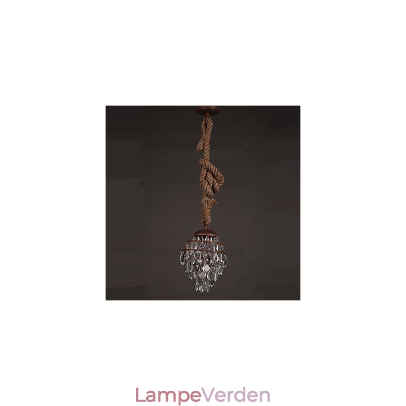 Retro lounge Hamp Industrial Wind Imitation Crystal Chandelier